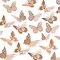 48 Pieces 3D Butterfly Wall Decor, 4 Styles 3 Sizes, Removable Metallic Wall Sticker Room Mural Decals for Kids Bedroom Nursery Classroom Party Decoration Wedding Decor DIY Gift (Rose Gold)